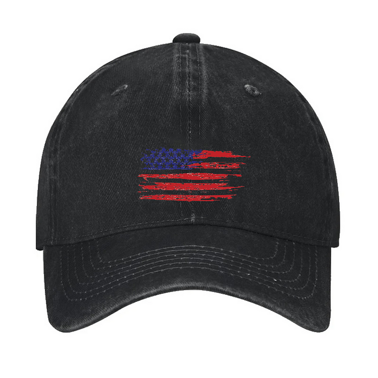 Colorful Flag Print Hat