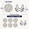 [Upgrade]6pcs/set DIY Diamond Painting Waterproof Case Classic Fruit Pearl Art Coaster Gift Decor Set
