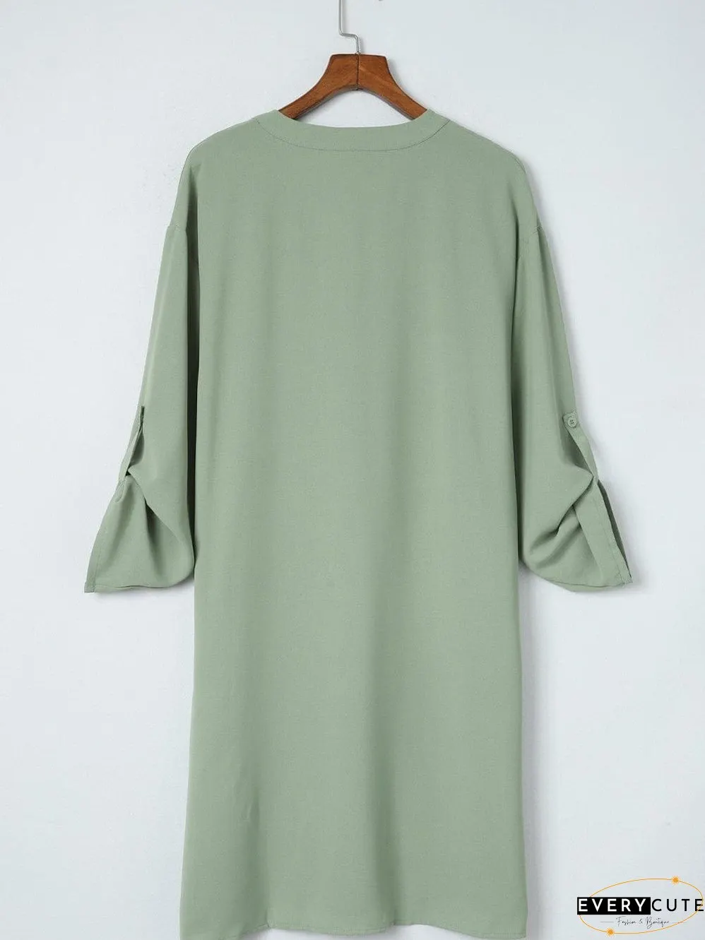 Plus Size V Neck Blouse