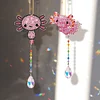 2pcs DIY Diamond Painting Suncatcher Kits Double Side Home Garden Decoration (Salamander)