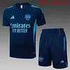 2025/2026 Arsenal pre-match training Royal Blue Shirt+Shorts 1:1 Thai Quality