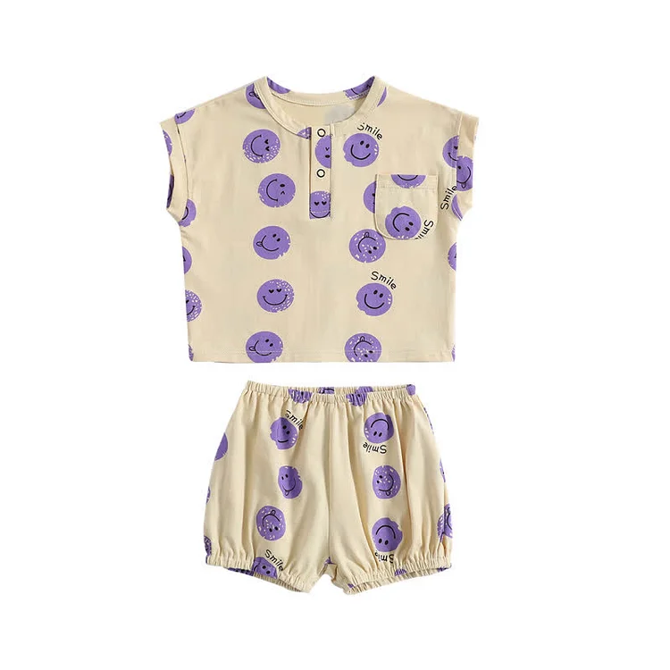 SMILE Baby Tank Top and Shorts Set