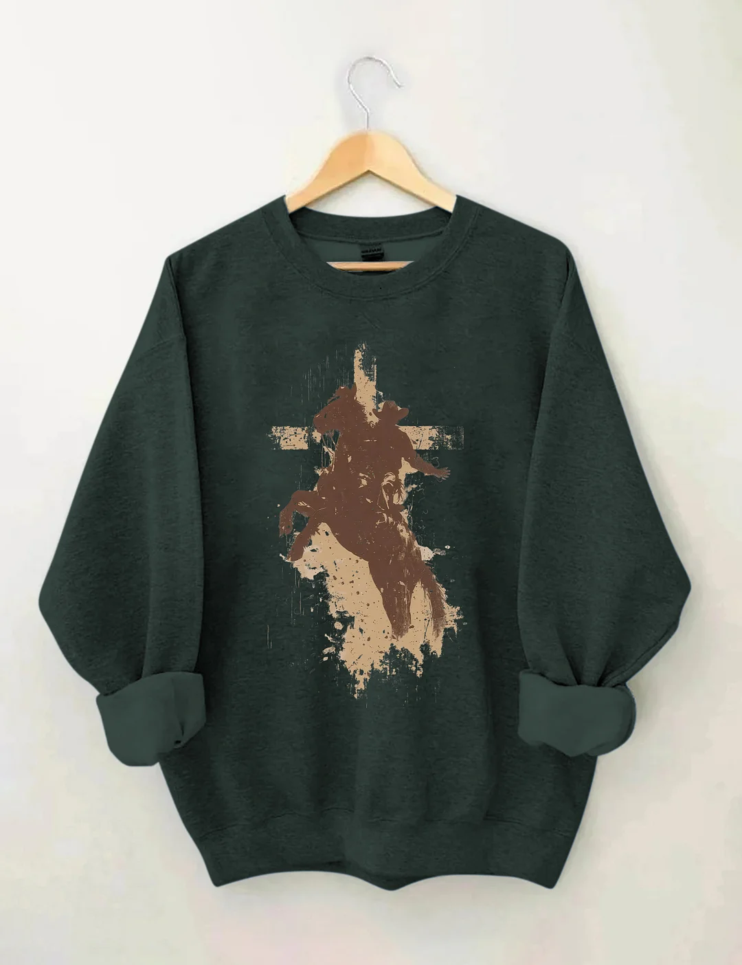 Western Christian Cowboy Sweatshirt
