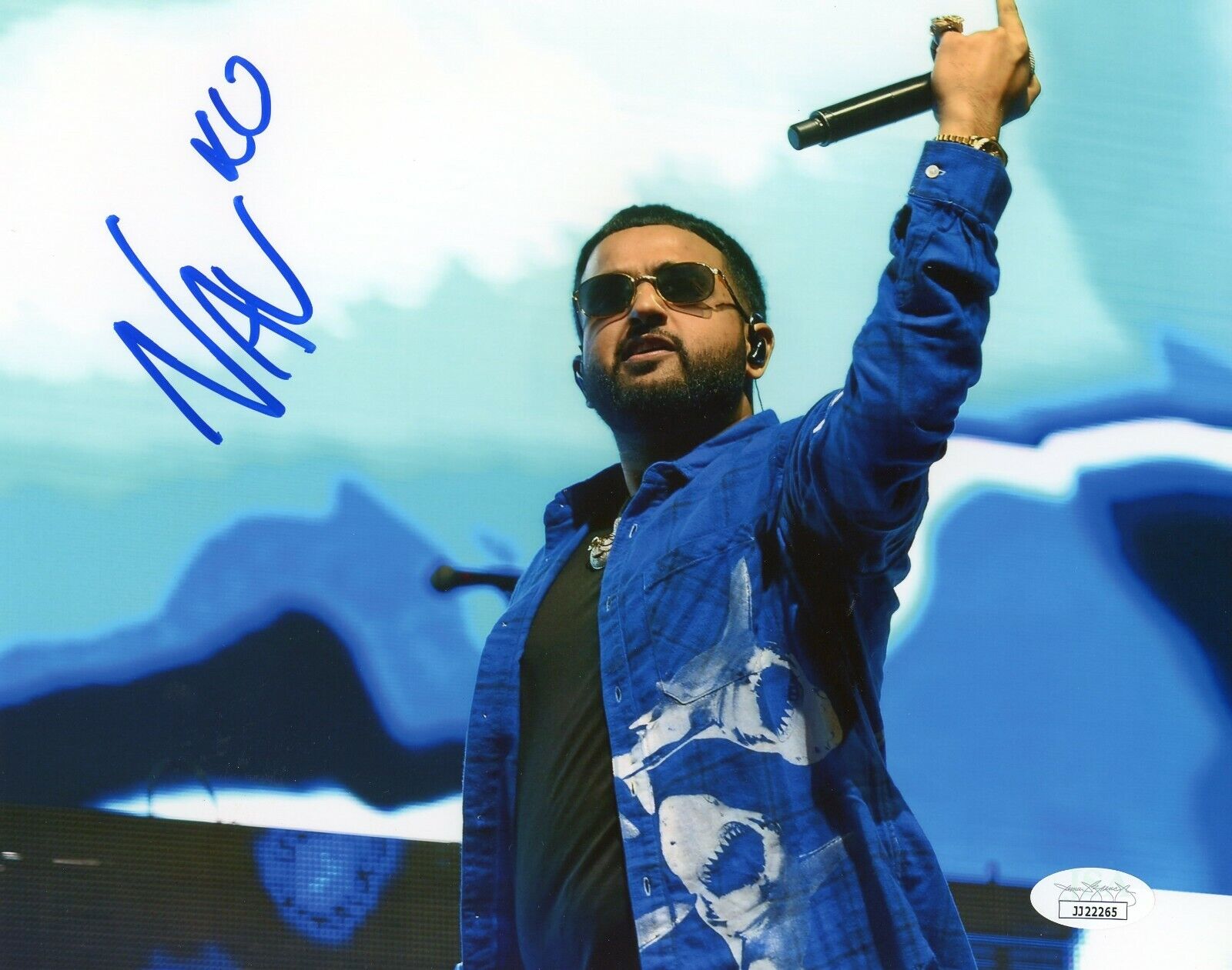 NAV HAND SIGNED AUTOGRAPHED 8X10 HIP HOP RAP MUSIC Photo Poster painting WITH JSA COA RARE 3