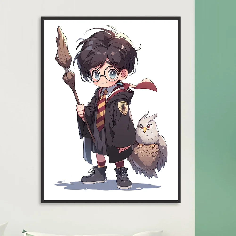 Diamond Painting - Full Round Drill - Harry Potter(Canvas|30*40cm)