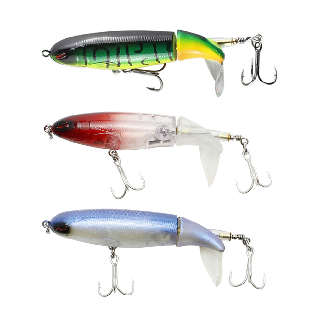 

3pcs Propeller Fishing Lure 13g Hard Bait Float Water Pencil Fishing Tackle, 501 Original