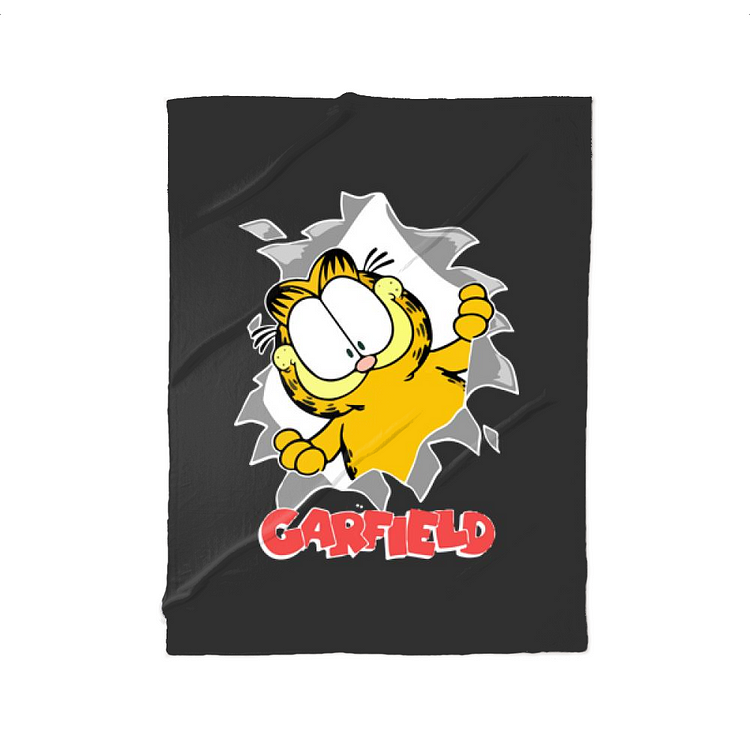 Retro The Cat, Garfield Fleece Blanket