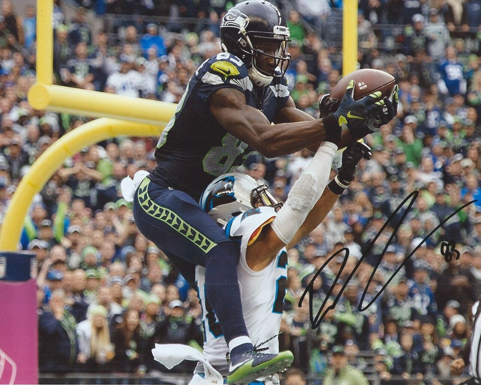 Ricardo Lockette Signed 8x10 Photo Poster painting Seattle Seahawks Autographed COA
