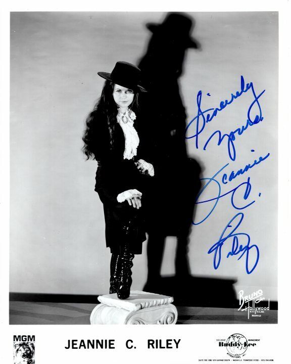 JEANNIE C. RILEY signed autographed original press publicity Photo Poster painting GREAT CONTENT