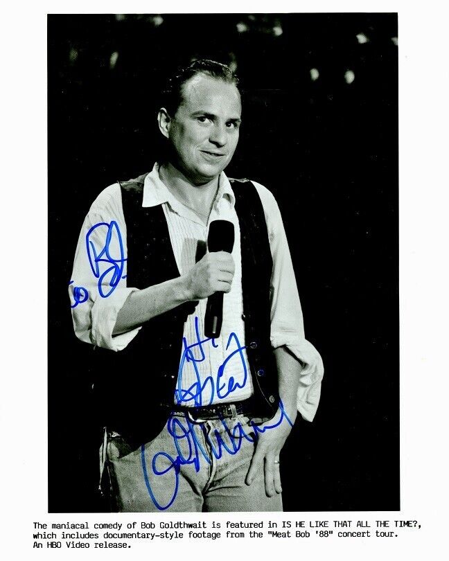 BOBCAT GOLDTHWAIT In-person Signed Photo Poster painting