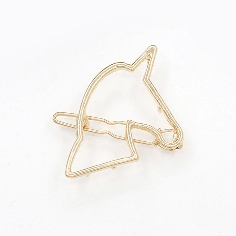 Minimalist Moon Alloy Plating Hair Clip 1 Piece