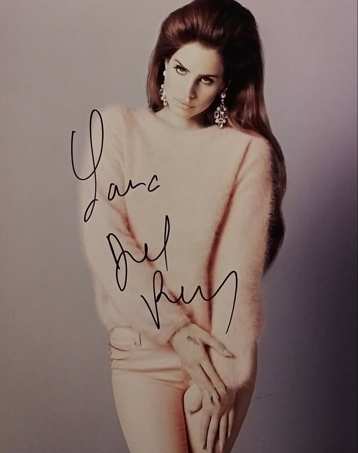 Lana Del Rey signed 8x10