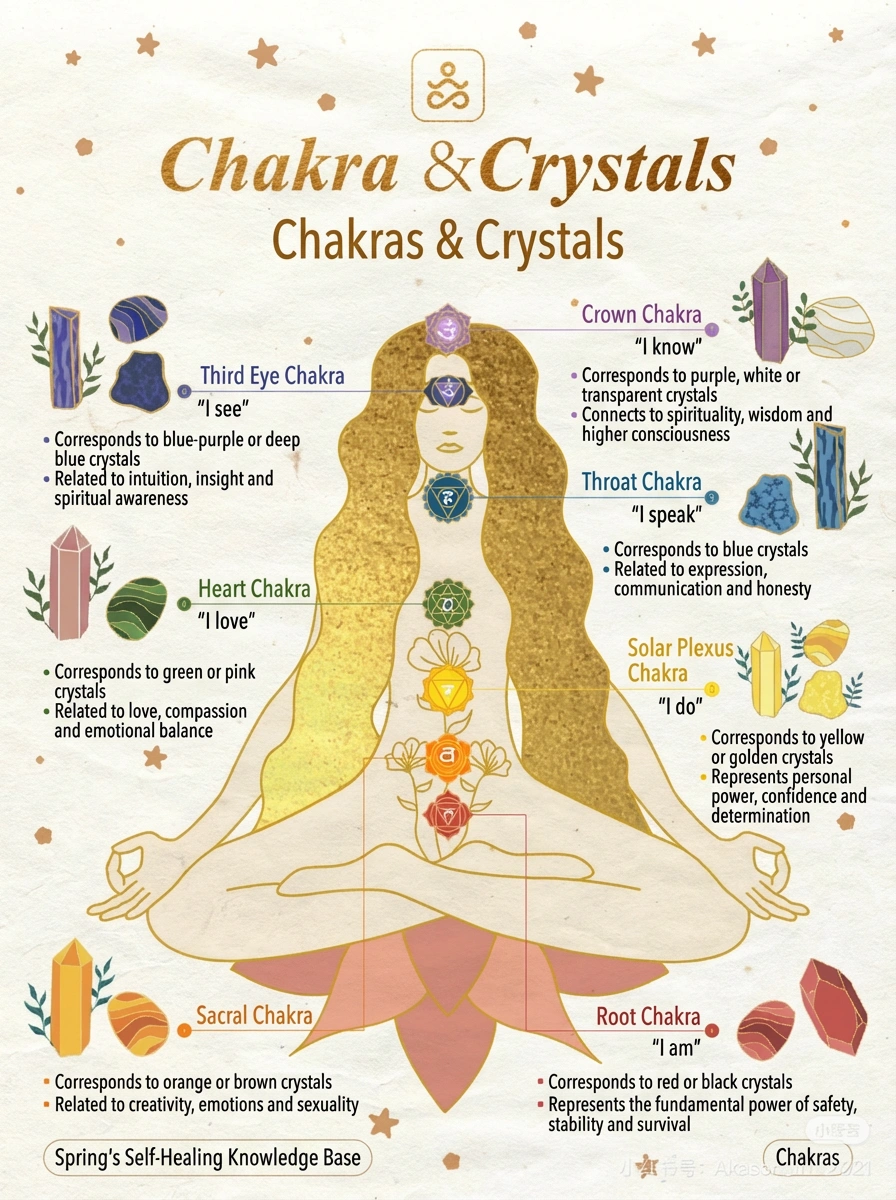 Seven Chakras Diagram
