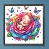 Diamond Painting-DIY Crystal Rhinestone Rose Child