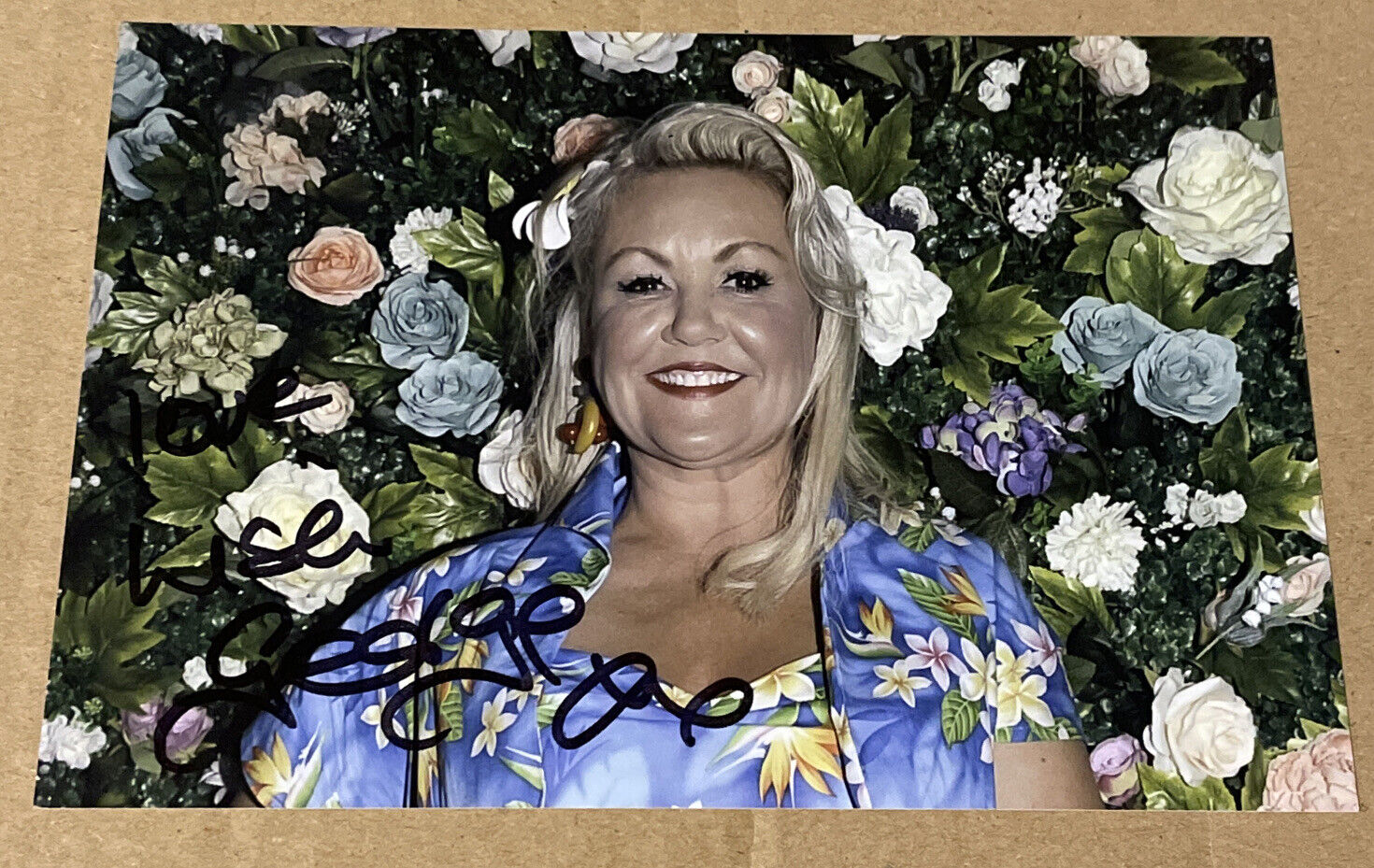 Lisa George Hand Signed Coronation Street 6x4 Inch Photo Poster painting Autograph TV Actress