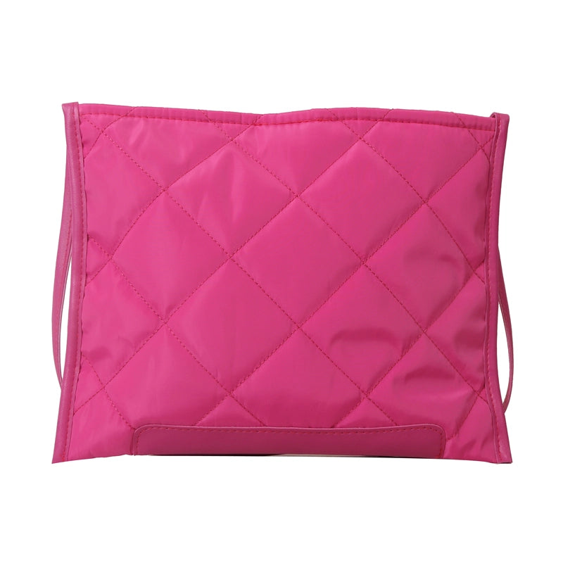 Women’s Oxford Cloth Solid Color Basic Square Zipper Shoulder Bag Crossbody Bag