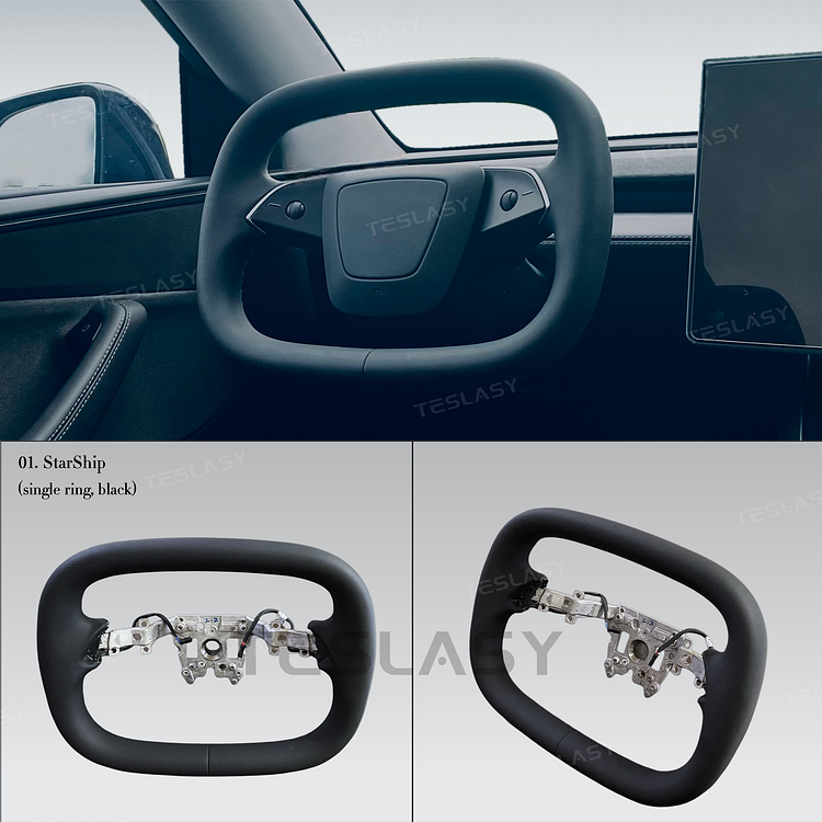 Teslasy Cyber Yoke Steering Wheel – For Model 3 Highland