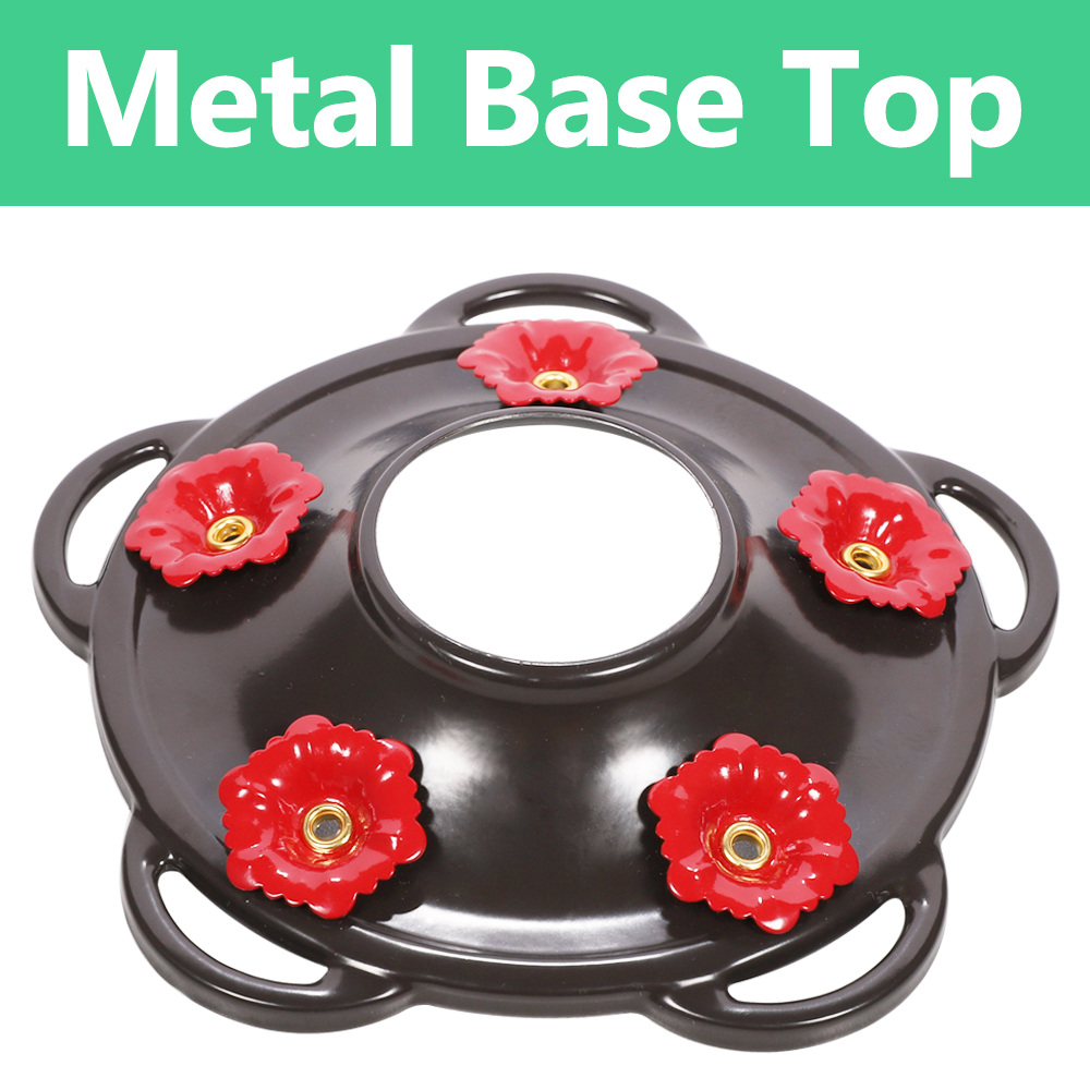 Hummingbird Feeder Metal Base Top for LUJII, 15-25 days for Delivery