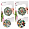 12pcs Mandala 5D DIY Square Drill Diamond Painting Kits for Adults Beginners Home Decor Diamonds Paintings Gem Art 5.91x7.09in