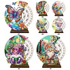 Special Shape Flowers Butterfly Diamond Painting Spinning Calendar for Beginners