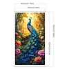 Peacock - Full Embroidery 3 Strands 11CT Stamped Cross Stitch - 40*70CM - Large Size