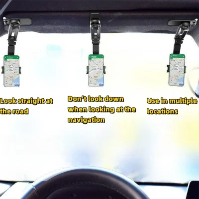 Car sun visor navigation car mount