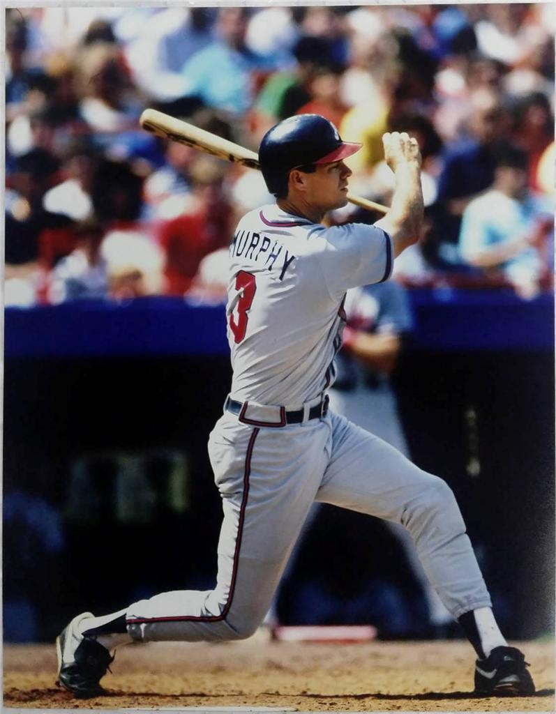 Dale Murphy Photo Poster paintinggraph 11x14 Matte Photo Poster painting Atlanta Braves 1