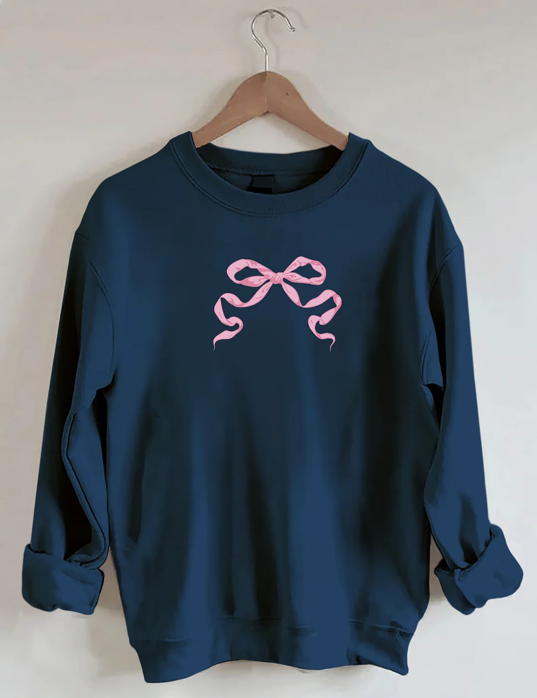 Coquette Pink Bow Y2K Sweatshirt