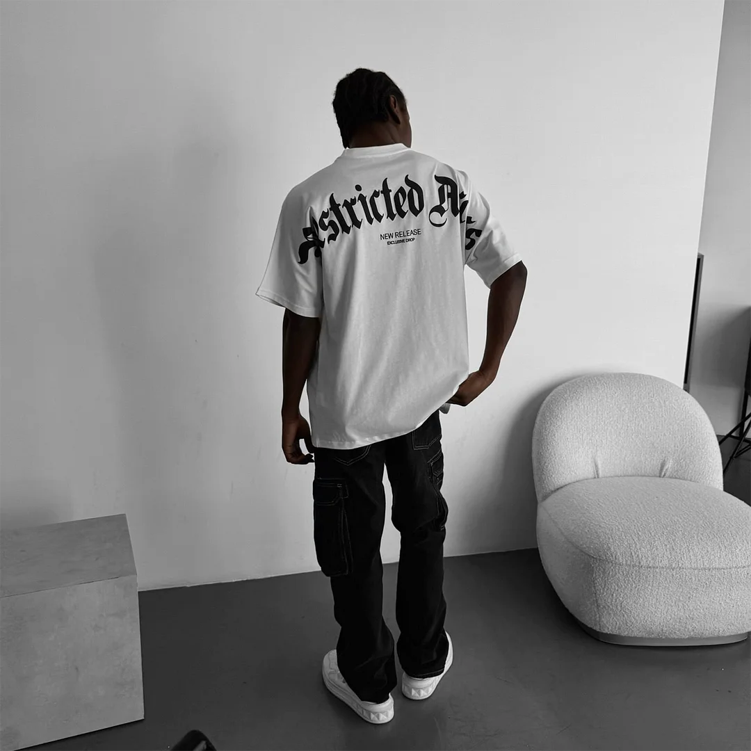  Stylish "Restricted Access" Graphic T-Shirt for Men