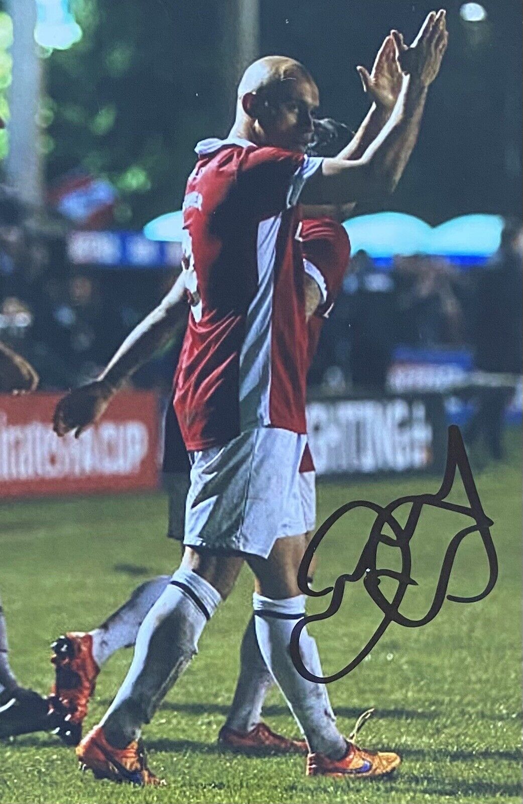 Danny Webber Genuine Hand Signed Salford City 6X4 Photo Poster painting 2