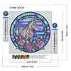 Diamond Painting-DIY Full Round Drill Stained Glass Zebra
