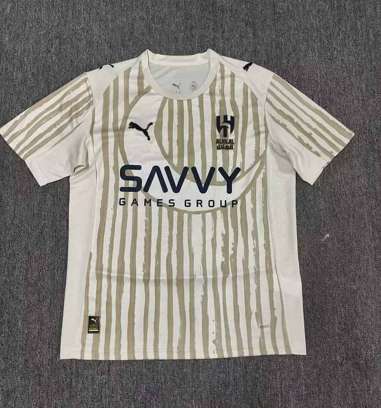 2025-26 Season - Al-Hilal Away White - Jersey - Fan Edition