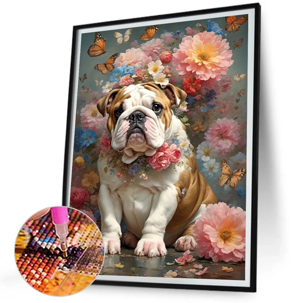 Diamond Painting - Full Square Drill - Dog(Canvas|35*45cm)