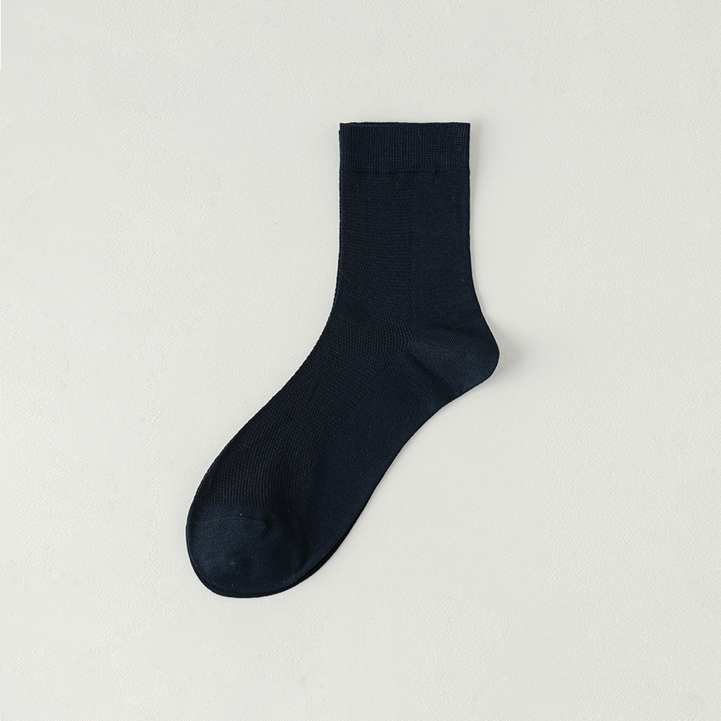 Men’s Luxury Mid-Calf Dress Socks For Business  REAL SILK LIFE