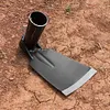 Small Hoe for Digging Soil Forging Weeding Hoe Household Outdoor Farming Tool