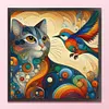 (Multi-Style) Cat Bird Lamb-11CT Stamped Cross Stitch 40*40cm/15.75*15.75in tapestrymarket