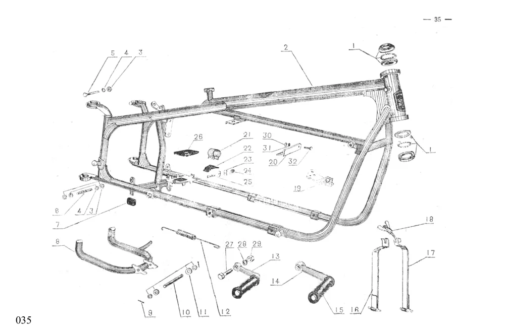 CJ750 M1 6V CATALOGUE PAGE 035