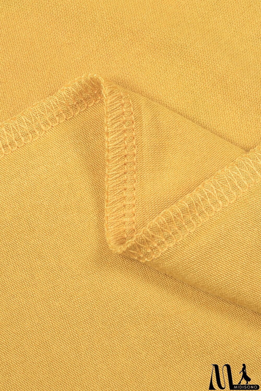 MidiSono - Women Yellow Mamacita with Cactus Casual Short Sleeve Tee