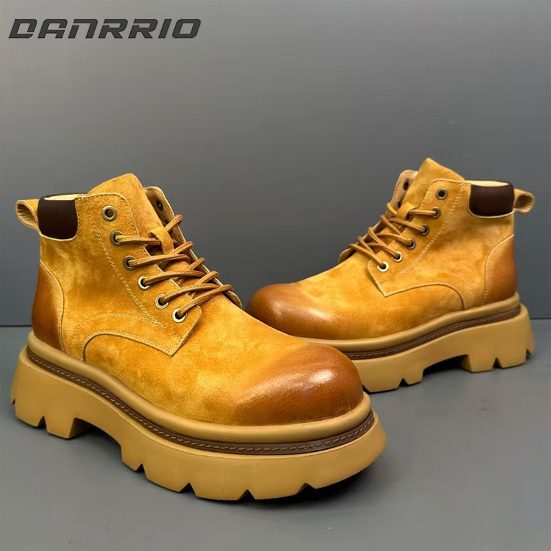 DANRRIO Handmade Retro Genuine Desert Boots | Martin Boots DANRRIO.COM DANRRIO