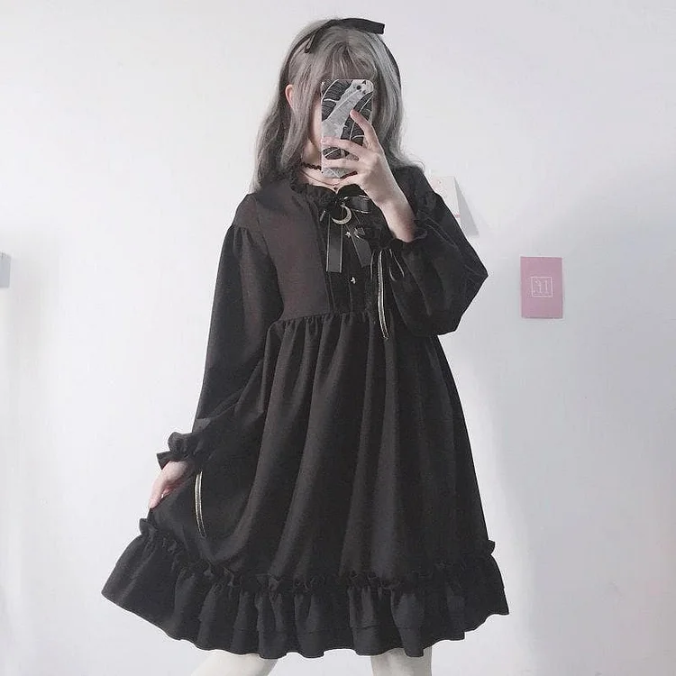 Black Moon Gothic Lolita dress SP1710611