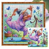 (Multi-Style) Funny Grandma-11CT Stamped Cross Stitch 40*40cm/15.75*15.75in