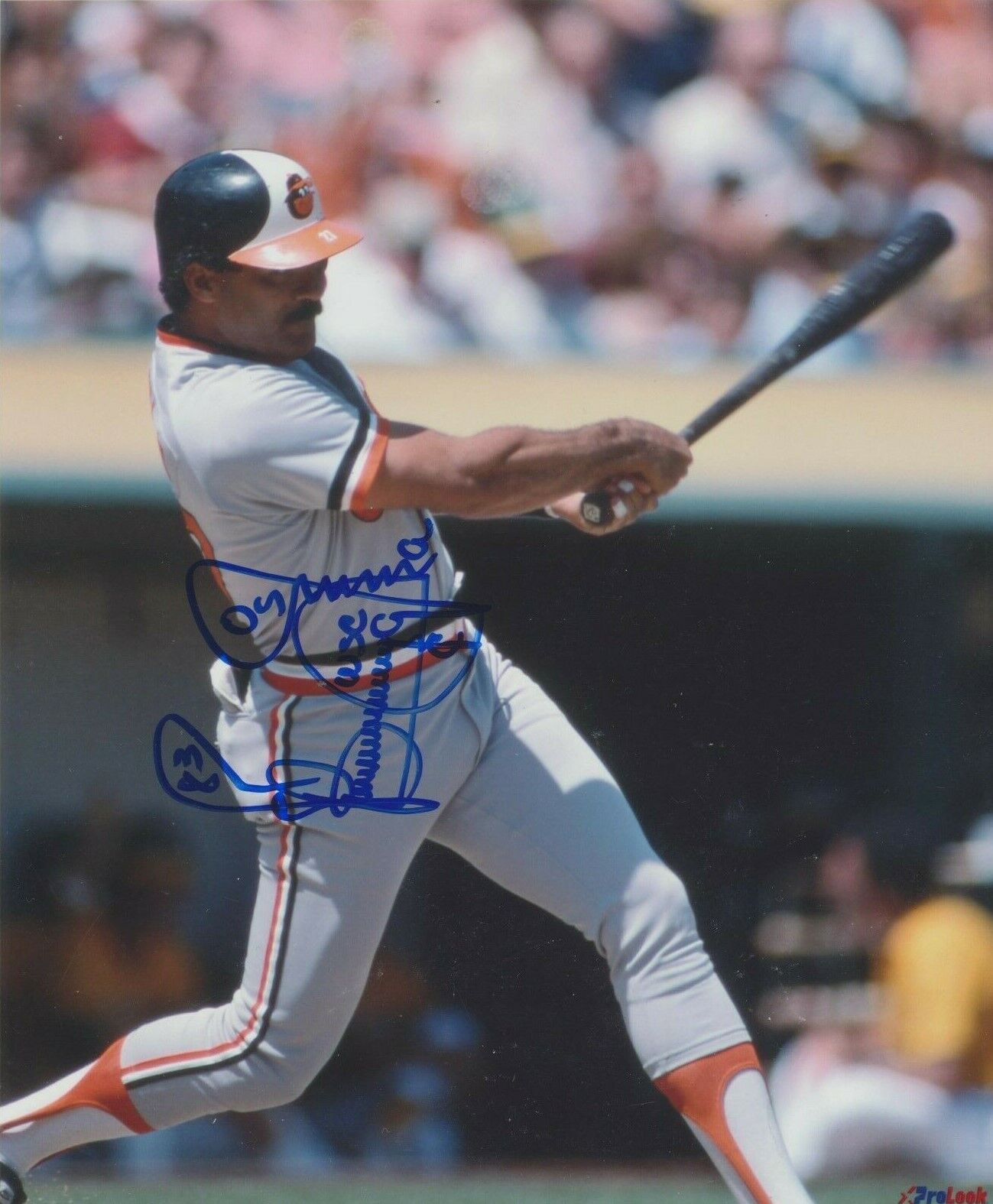 Benny Ayala autographed 8x10 Baltimore OriolesC483