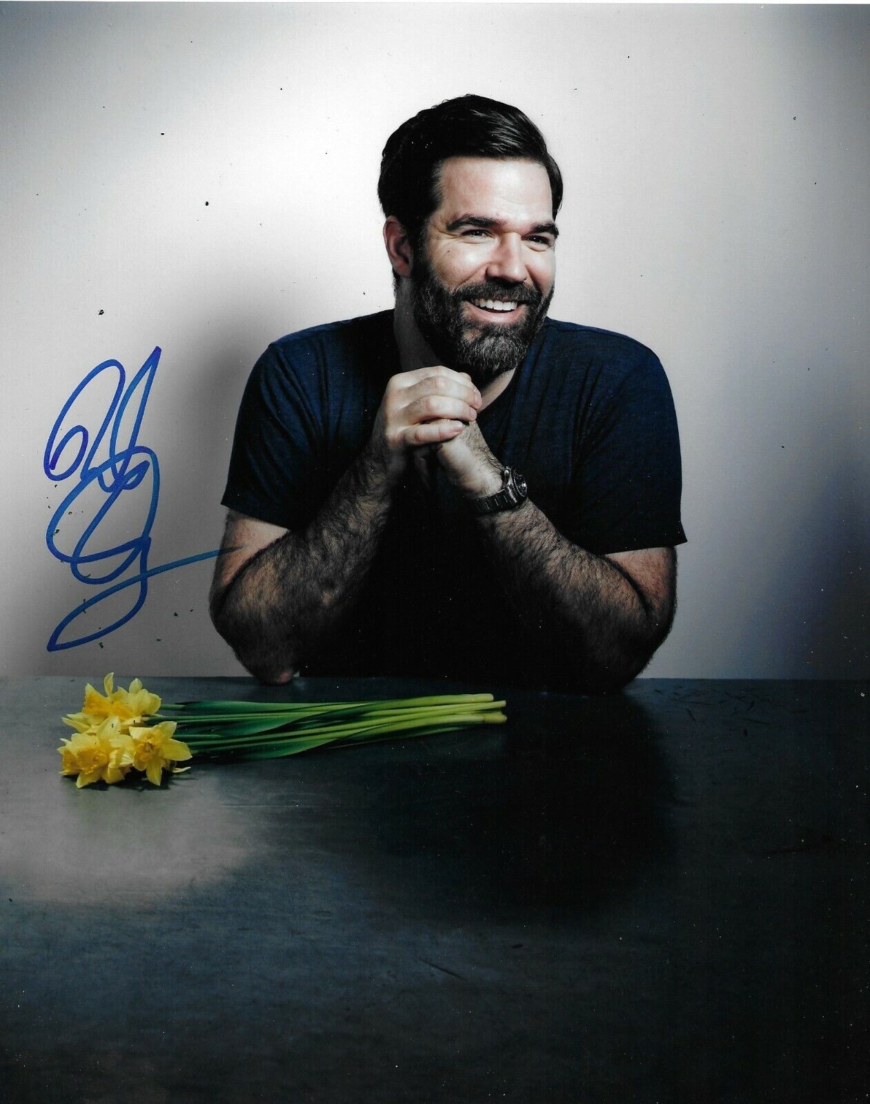 Rob Delaney Signed 10x8 Photo Poster painting AFTAL