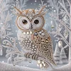Diamond Painting-DIY Crystal Rhinestone Owl