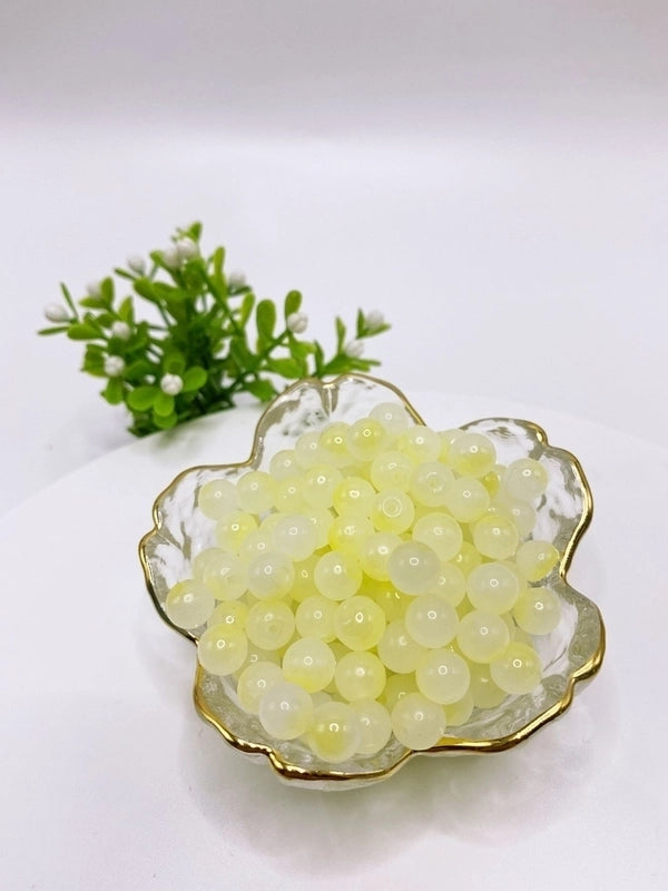 300 Pcs/Package  Glass Solid Color Beads