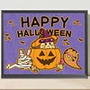 Diamond Painting -DIY Round Drill Pumpkin Lights and Animal