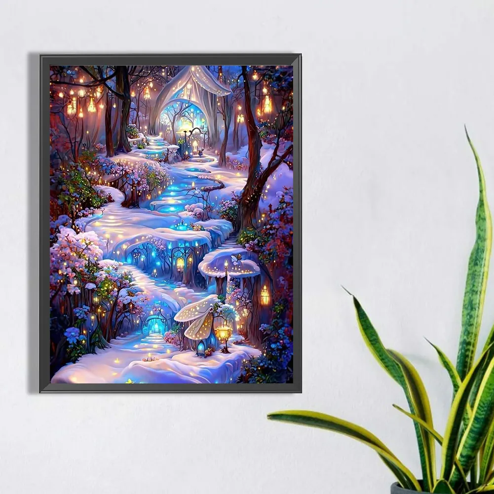 Diamond Painting - Full Round Drill - Dream Forest(Canvas|30*40cm)