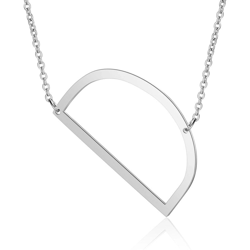 Stainless Steel Fashion Polishing Letter Necklace
