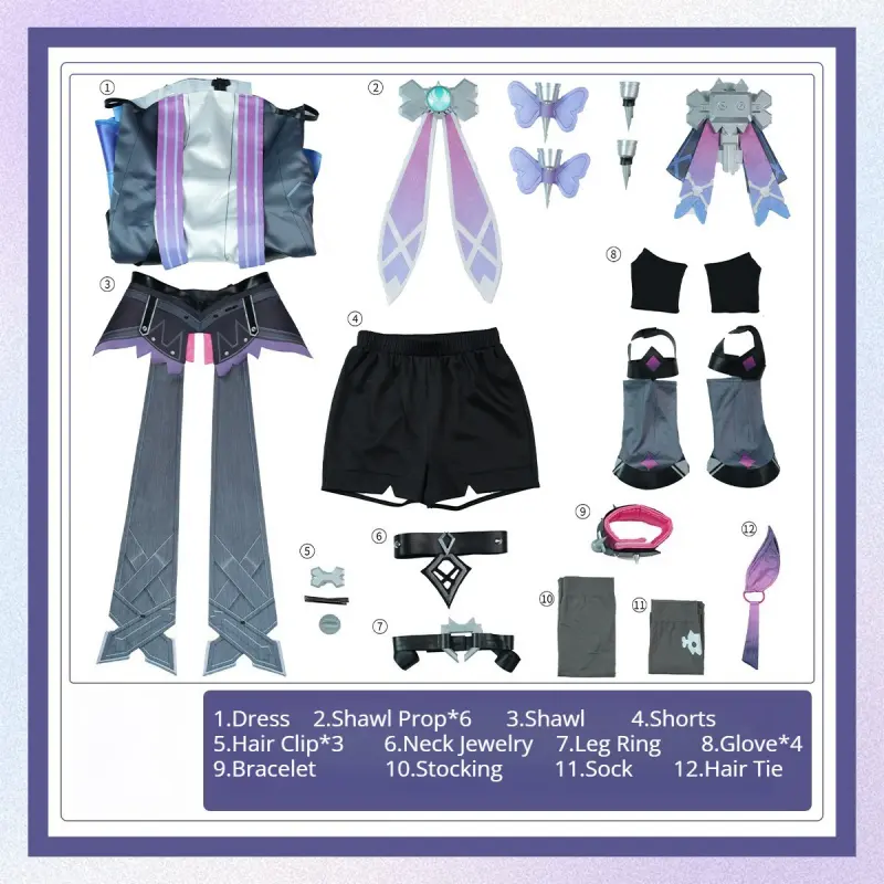 [Wetrose] Pre-Order Genshin Impact Prune Childlike Dreams Cherished Game Outfit Cosplay Costume 