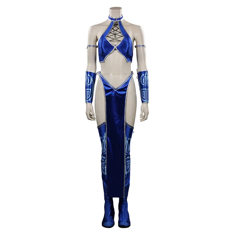 Mortal Kombat Kitana Cosplay Costume Outfits 2021 Halloween Carnival Suit